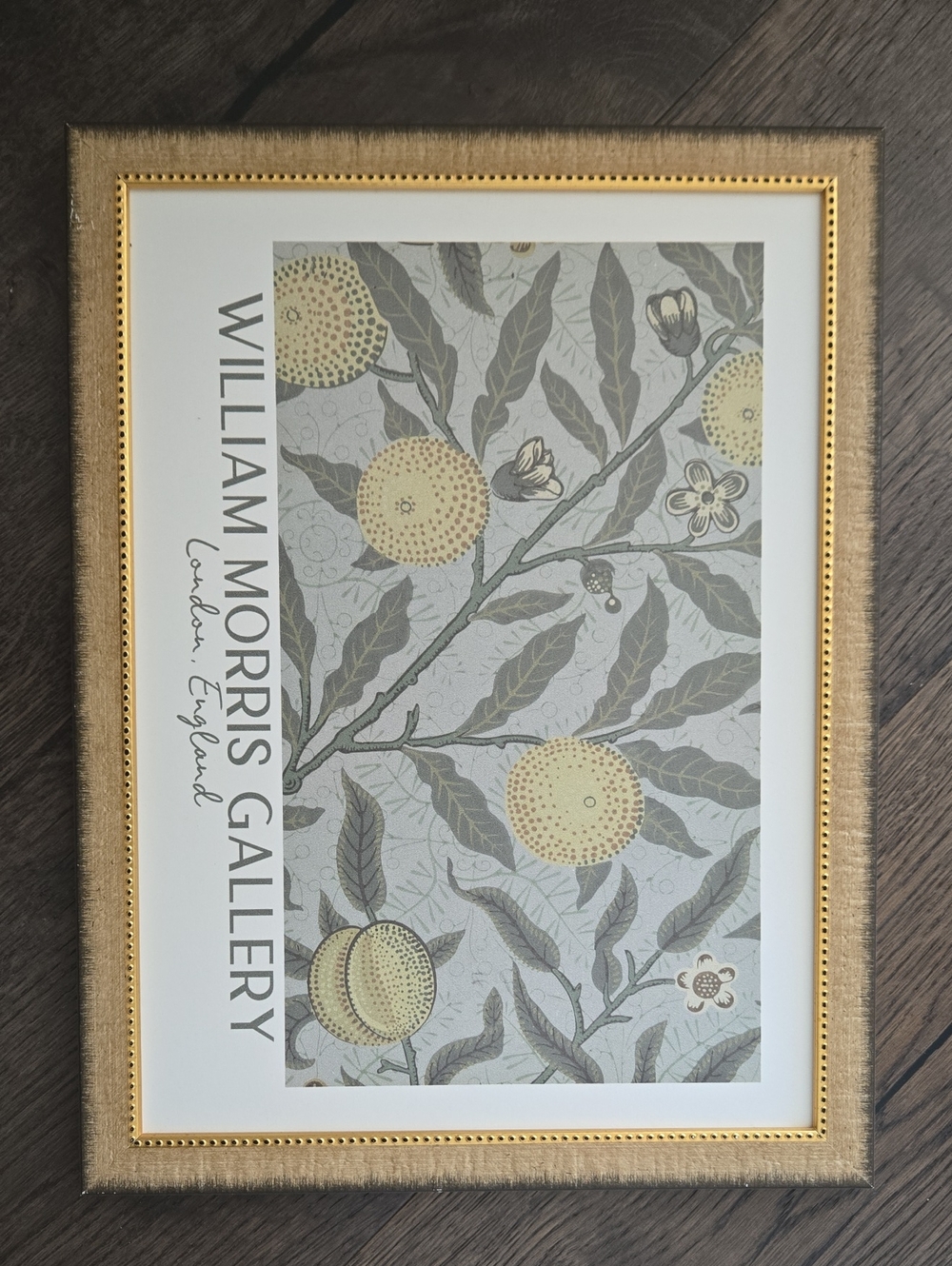 William Morris Gallery Fruit & Pomegranate Framed Print Floral Framed Art